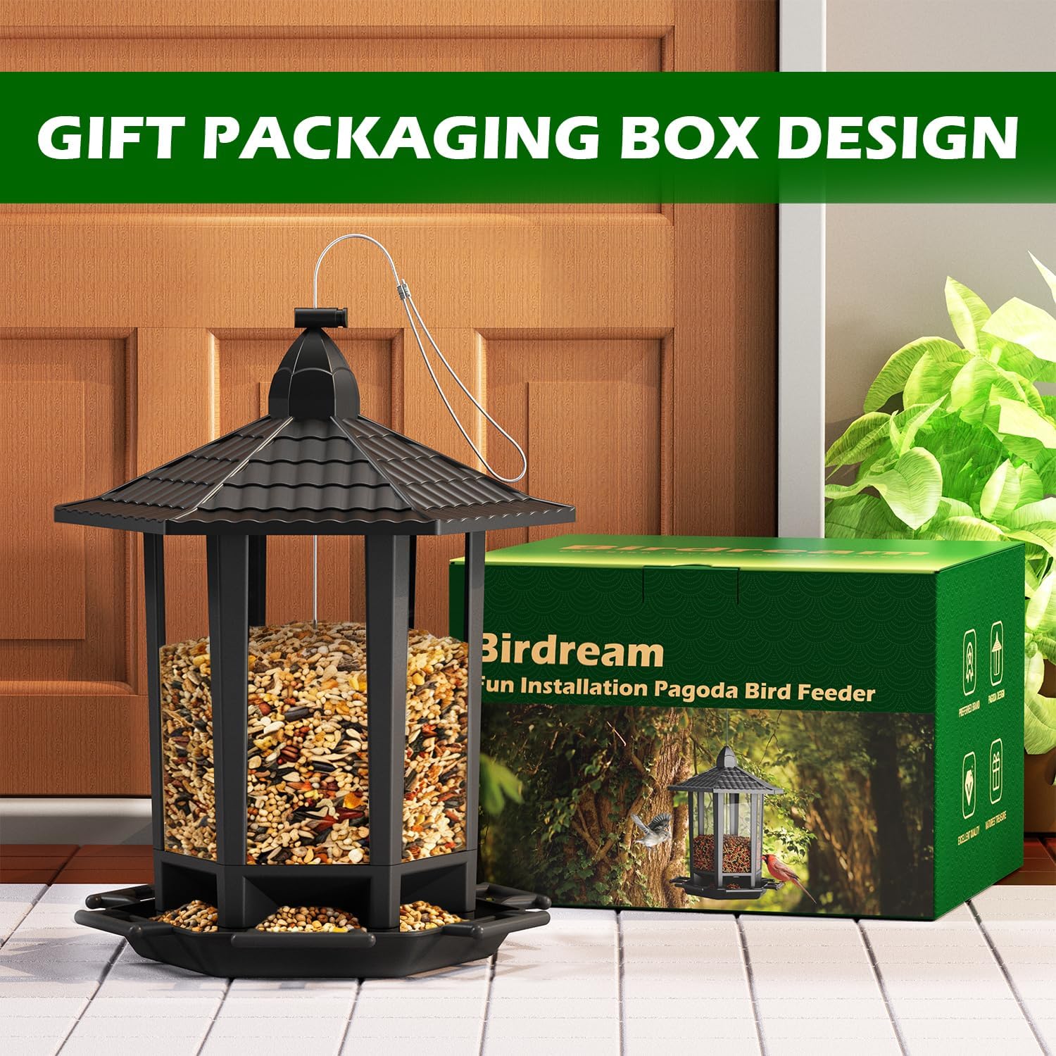Thumbnail 6 de Birdream bird feeders, 2-pack