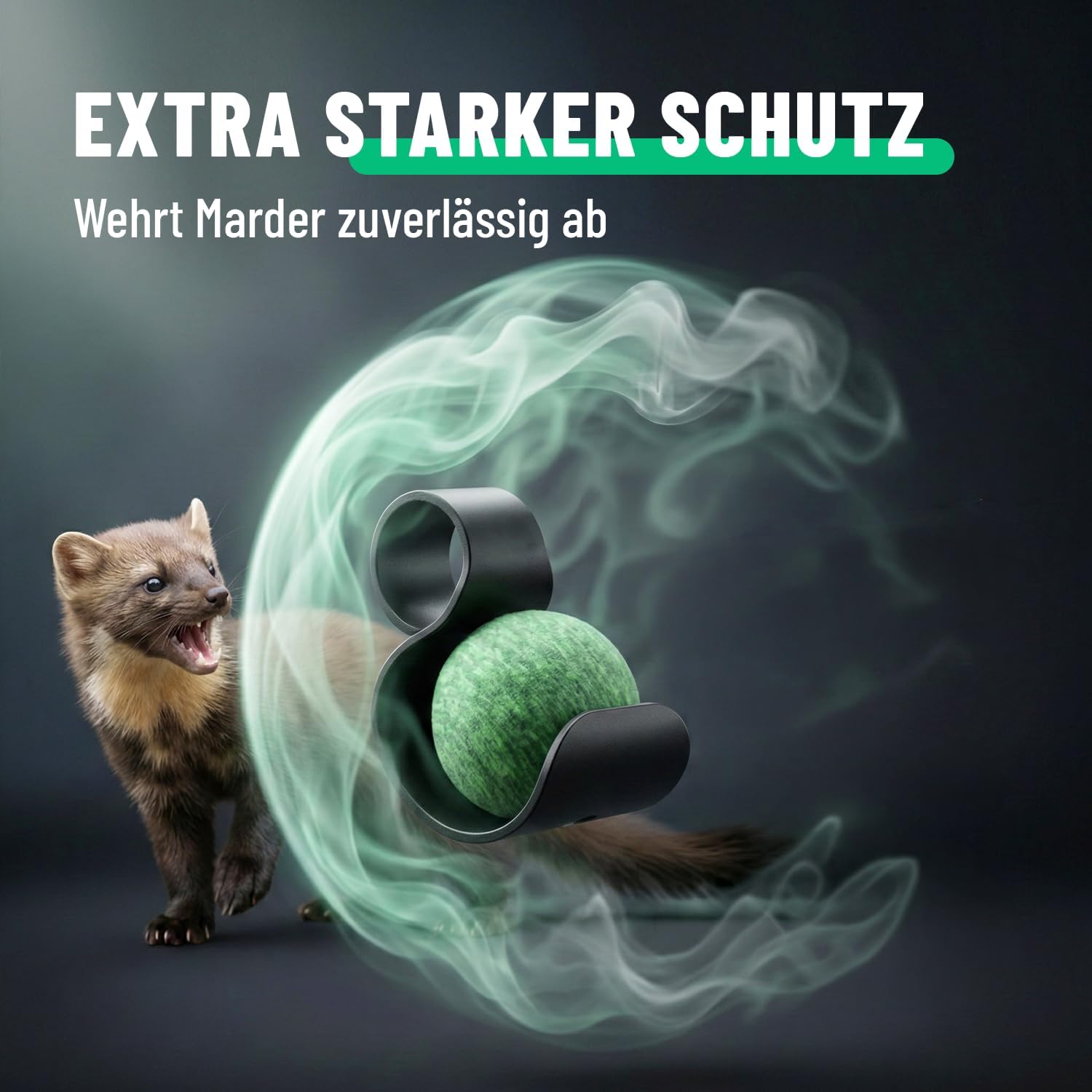 Thumbnail 1 de greate 8X Anti Marder Kugeln (Marderschreck) mit Halterung – Geraniol-Duftkugeln zur Marderabwehr