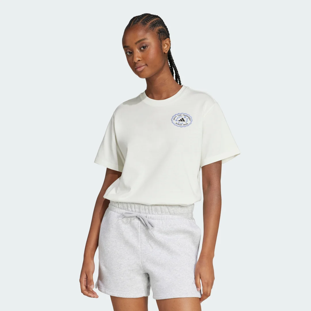 Thumbnail 1 de Camiseta Farmers Market Graphic de Adidas – Blanco