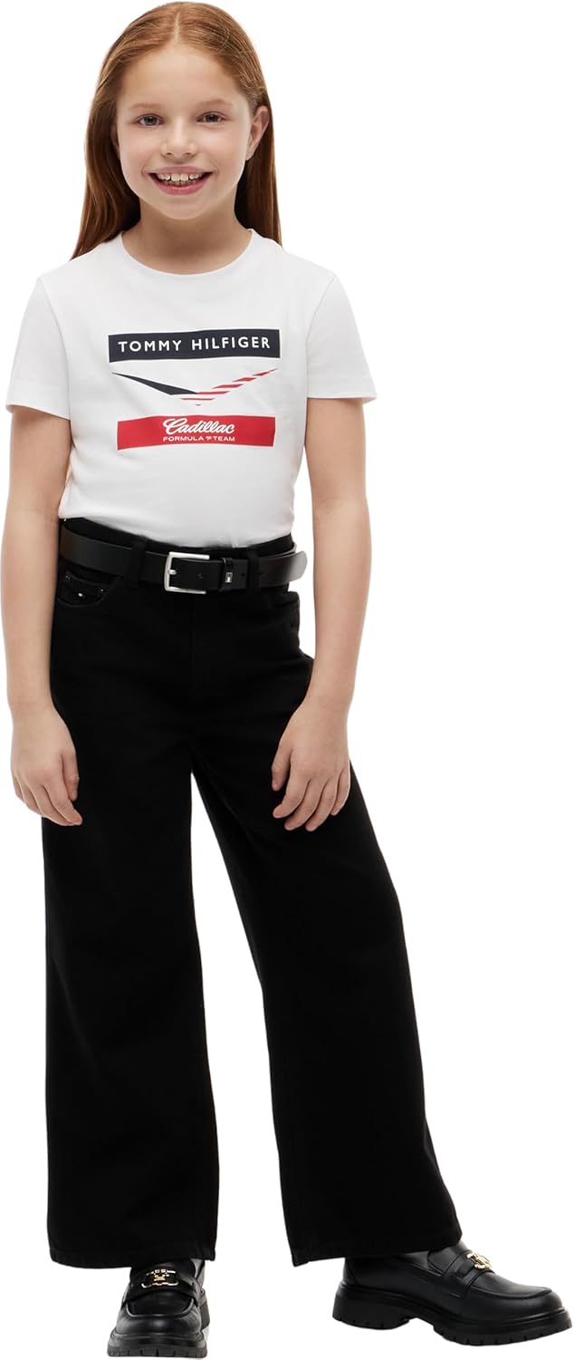 Thumbnail 2 de Tommy Hilfiger Enfants T-Shirt Unisexe à Manches Courtes – coton durable avec motif F1 Cadillac Chevron