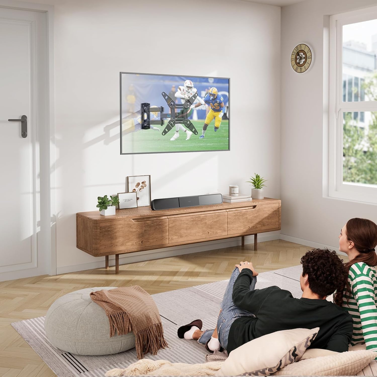 Thumbnail 5 de Pipishell Full Motion TV Wall Mount 44 lbs