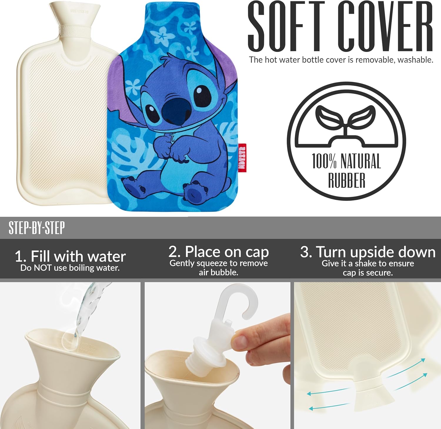 Thumbnail 5 de Disney Stitch Bolsa de Agua Caliente 🍃 Alivio Menstrual y Cervical