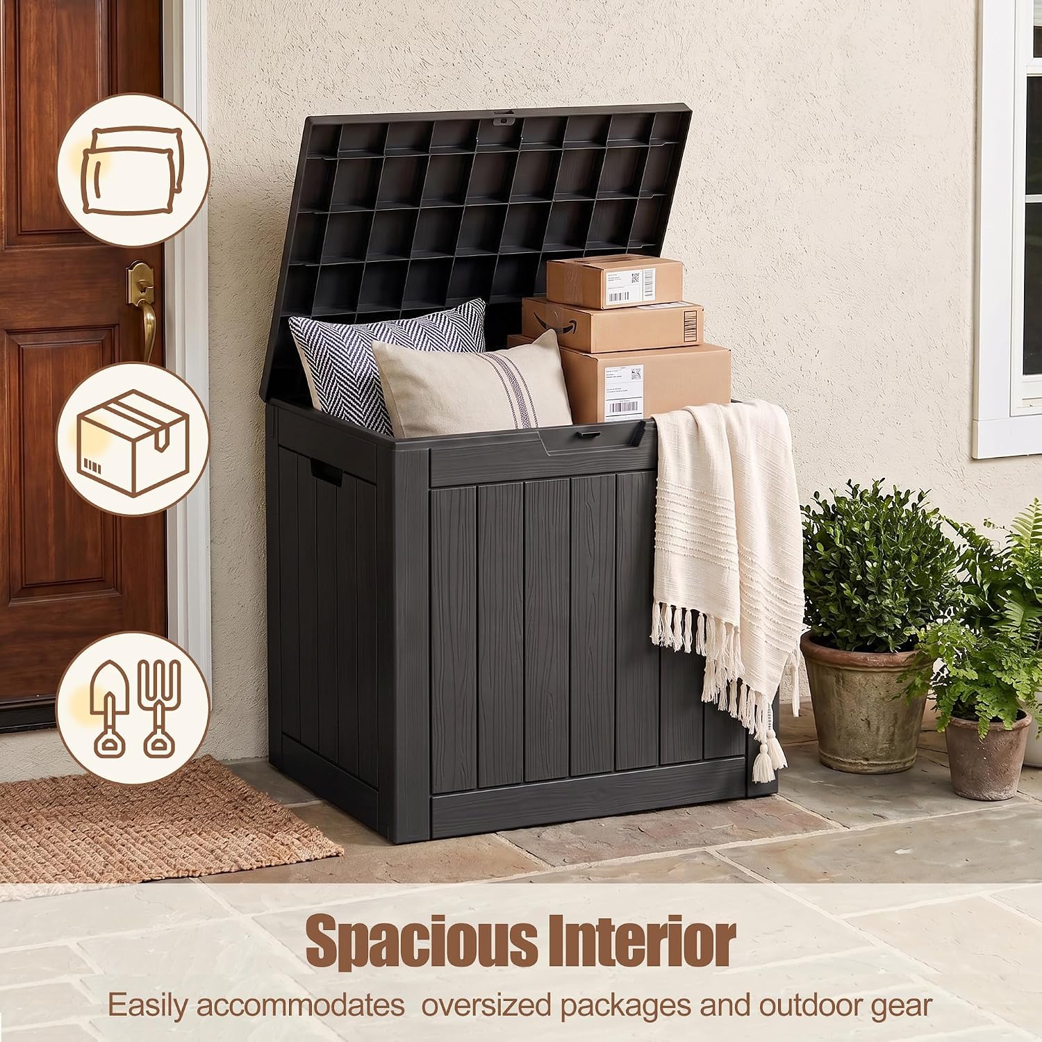 Detalle 2 de Outdoor Parcel Delivery Box, 50 Gallon