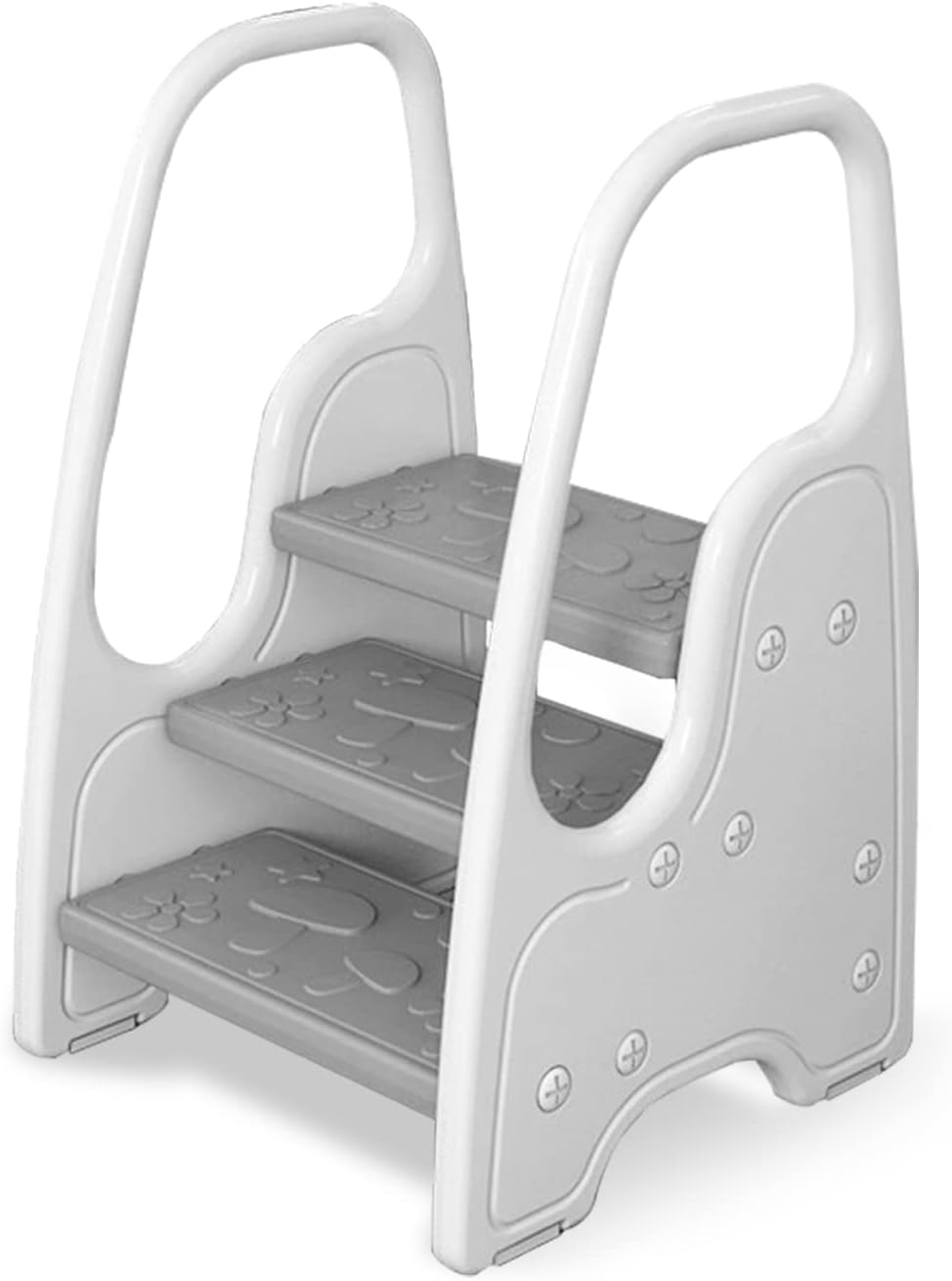 Thumbnail 6 de Wiifo WF-3CFSJTD-GRAY 3-Step Toddler Stool, Grey with Safety Handles