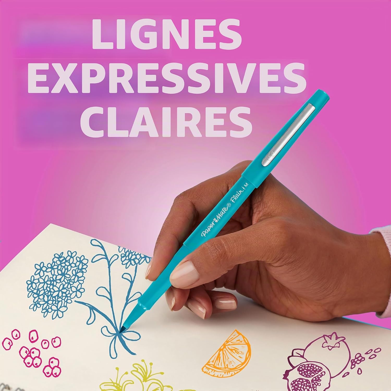 Thumbnail 4 de Paper Mate Flair stylos feutres 0,7 mm bleu marine 📏