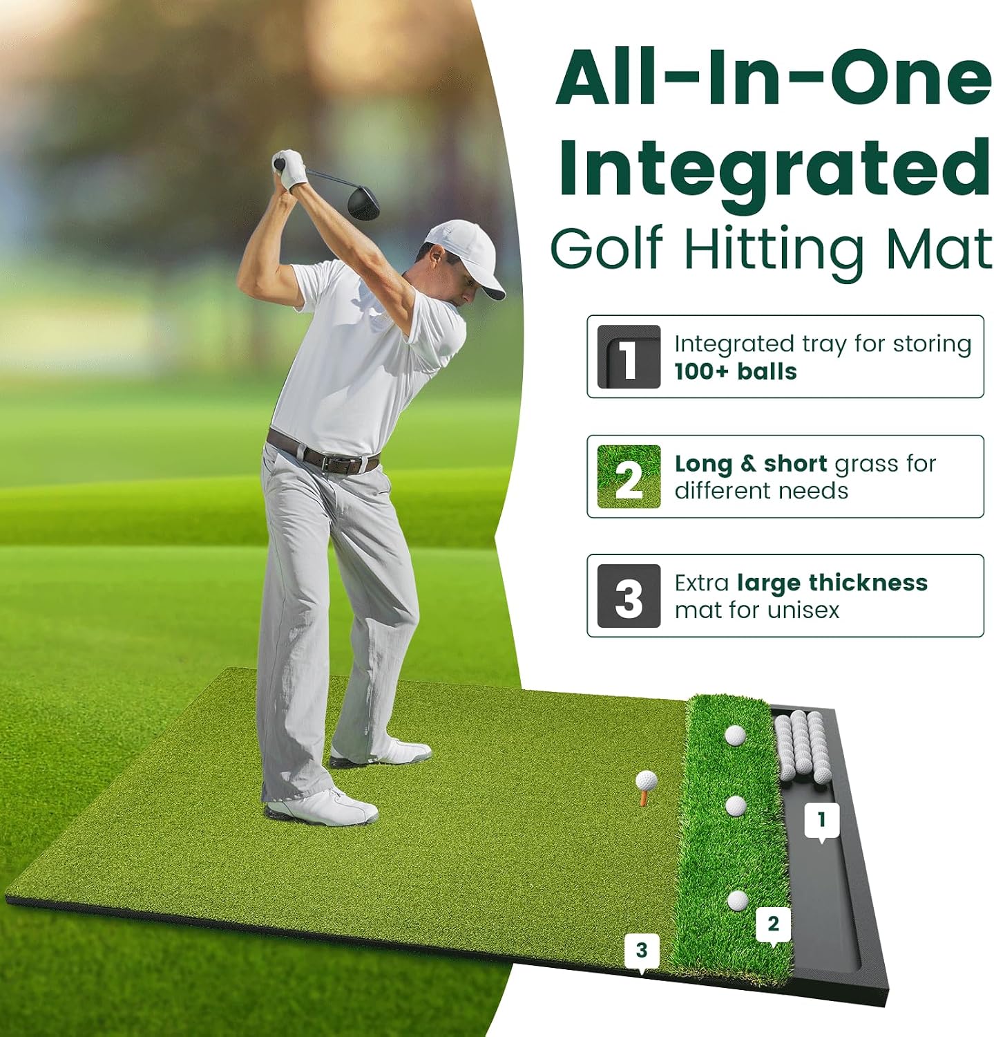 Detalle 2 de Ponsonbay Golf Hitting Mat 26mm