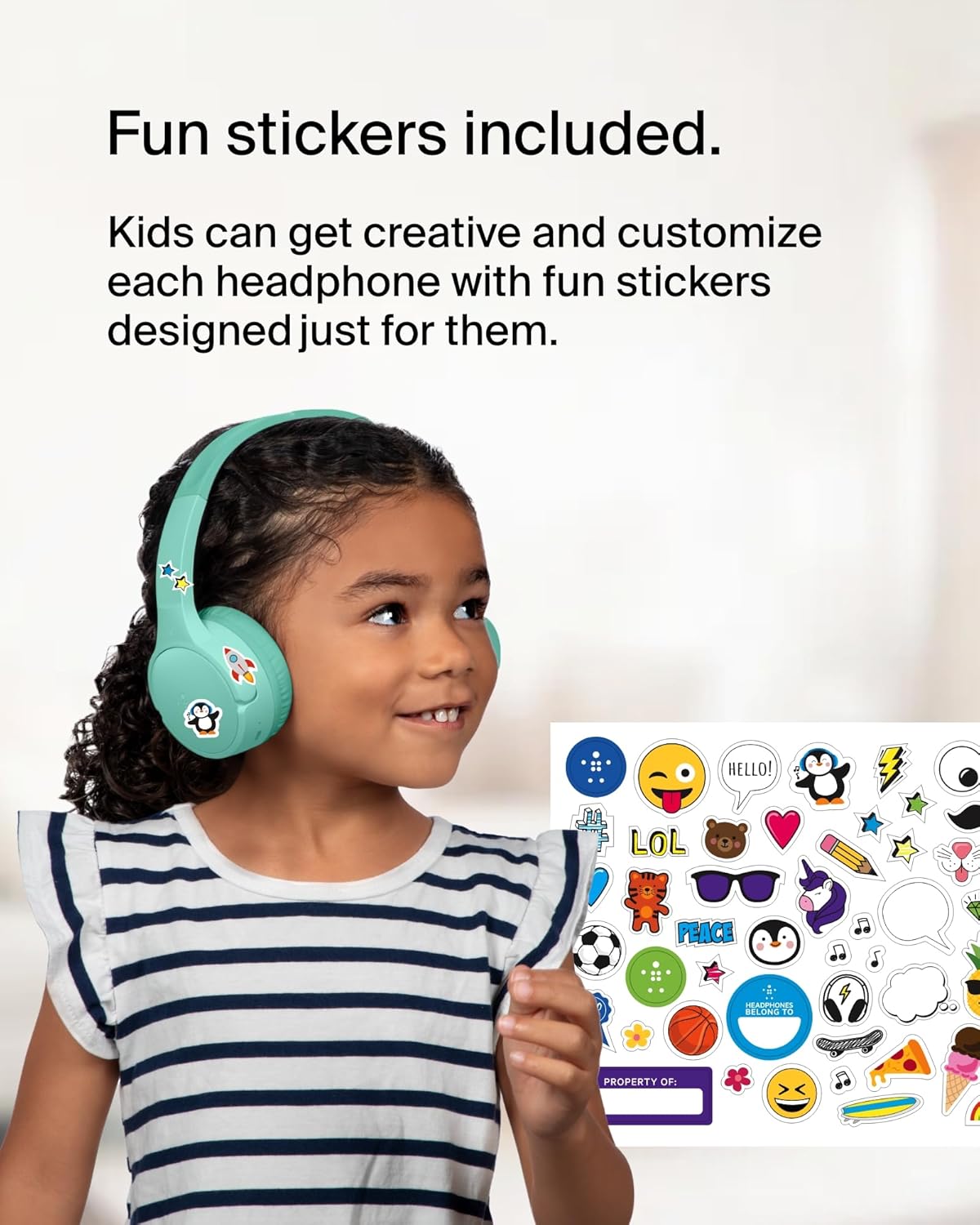 Thumbnail 6 de Belkin SoundForm Mini Kids Wireless Headphones with Built-In Microphone