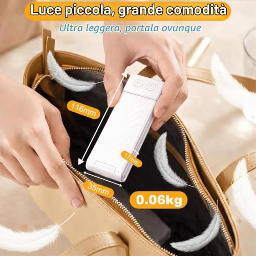 Detalle de Yuinzin Lampada da Lettura per Letto con Clip – Asta Regolabile e Testa Girevole 320°, 5Lum+Dimmer, 3 Temperature Colore