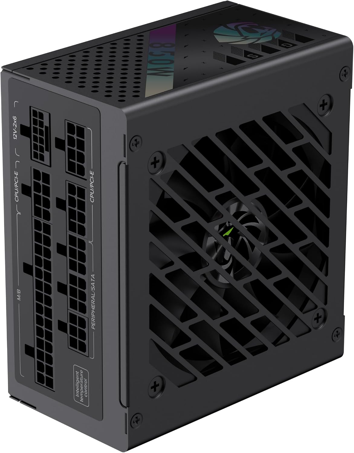 Detalle de GAMEMAX GS 850G SFX: Alimentatore 850W Fully Modular 80 Plus Gold per Bassi Spazi