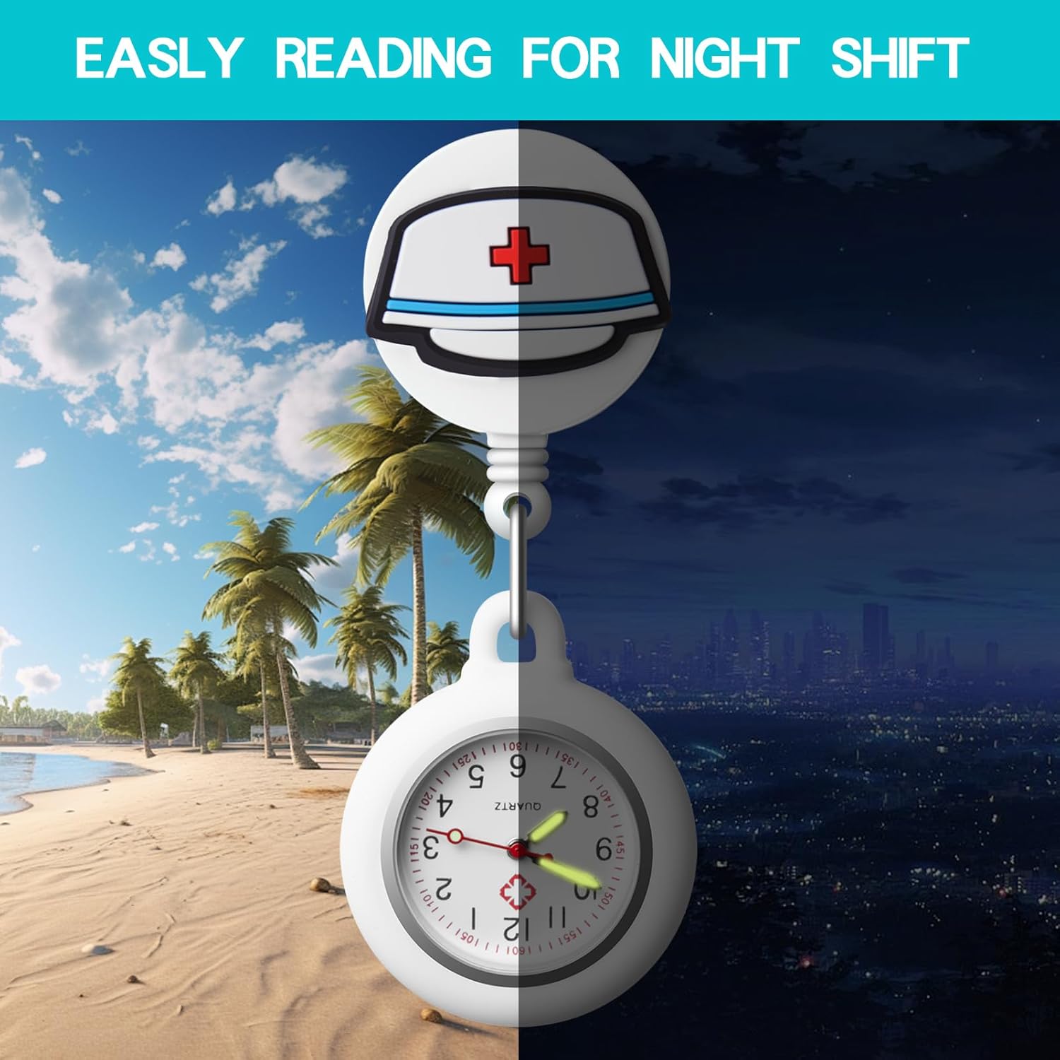 Thumbnail 1 de Vintoney Krankenschwester Uhr 73 cm Ausziehbar