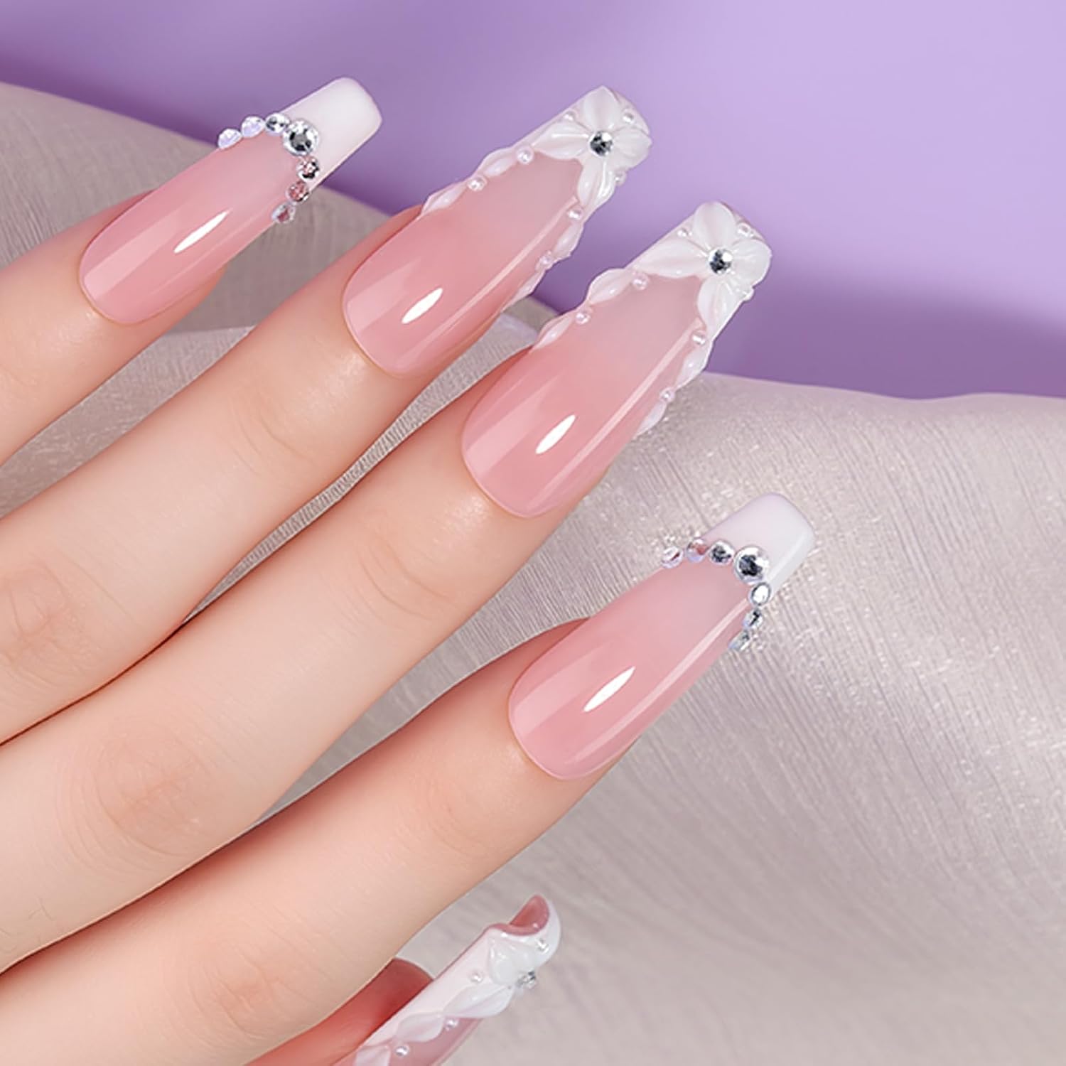 Detalle de Makartt 3D Gel Nail Art Starter Kit with Clear & White Builder Gel