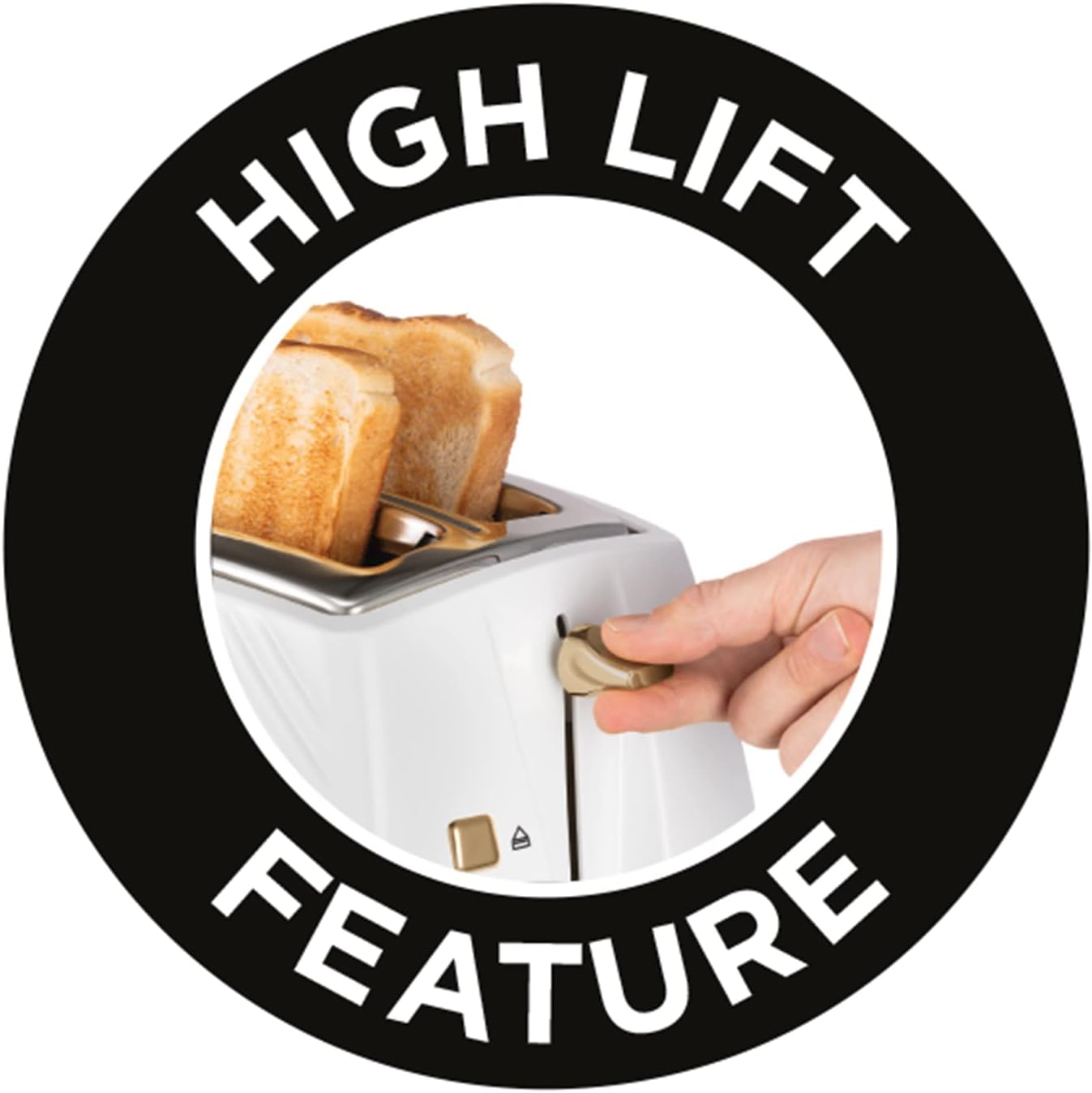 Thumbnail 5 de Russell Hobbs Groove 2 Slice Toaster: a pragmatic blend of style and everyday performance