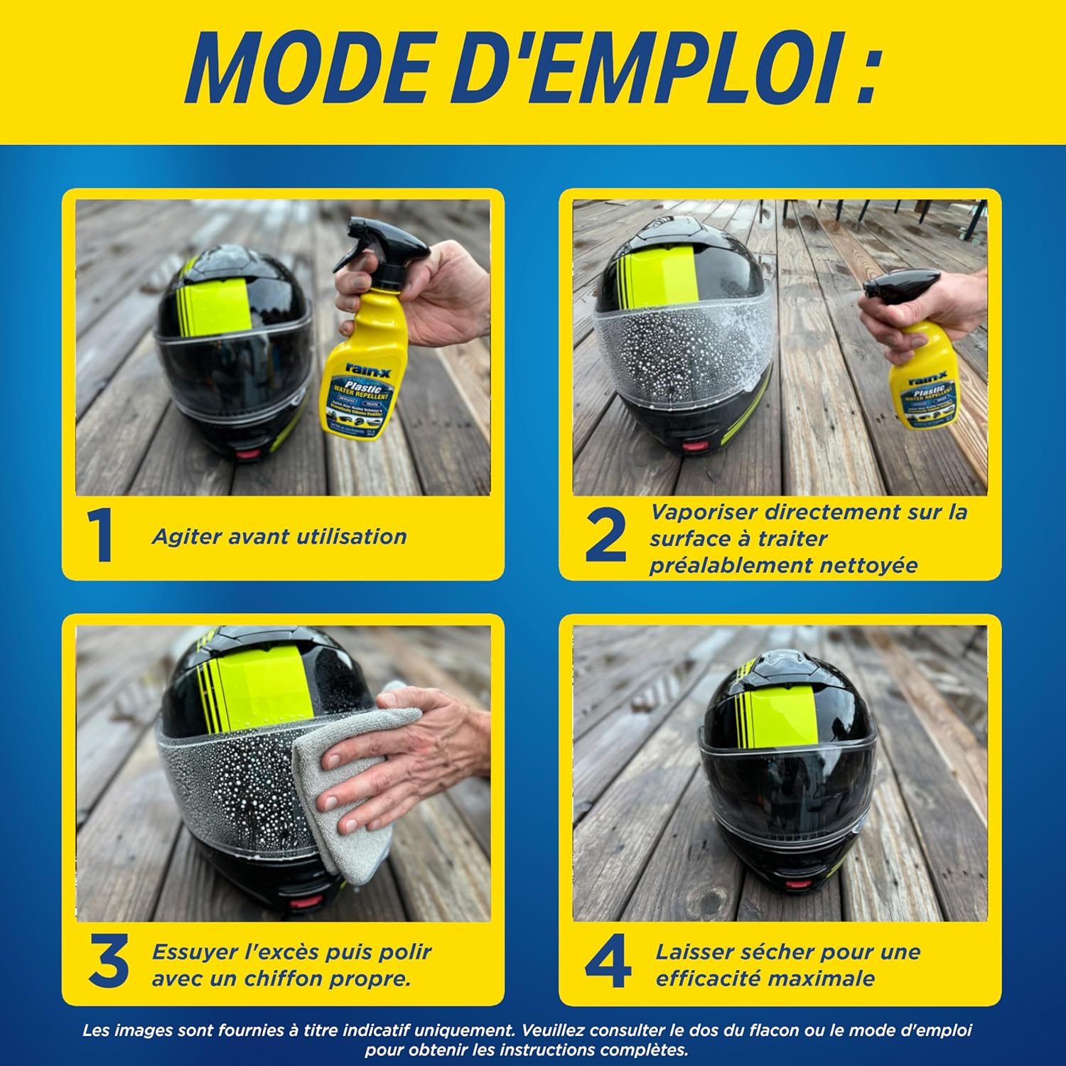 Thumbnail 3 de Rain‑X Déperlant Plastique 500 ml traitement hydrofuge
