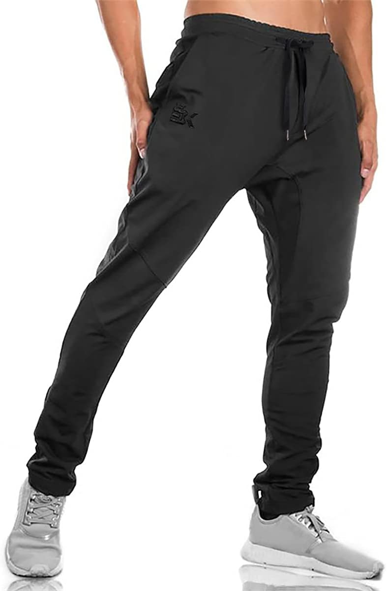 Detalle de BROKIG Mens Gym Joggers Slim Fit