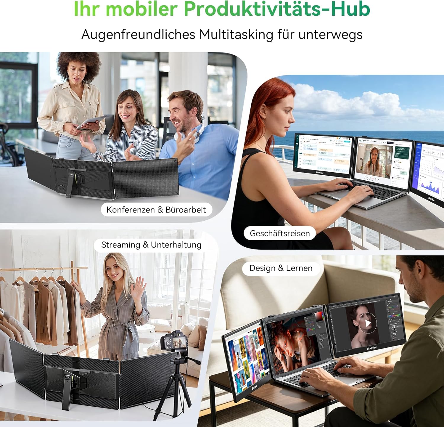 Thumbnail 6 de Blackview DCM5: Ultraportabler 14" Laptop Bildschirm-Erweiterung mit Blaulichtschutz