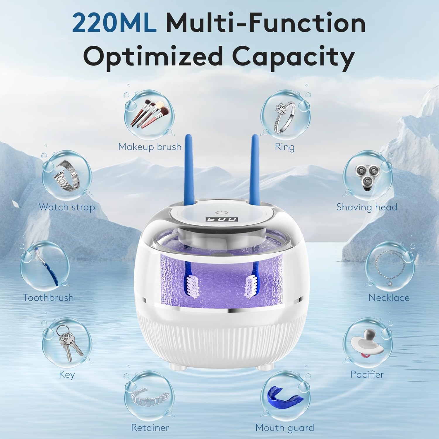 Thumbnail 4 de Ultrasonic Retainer Cleaner Machine 48kHz 🪥