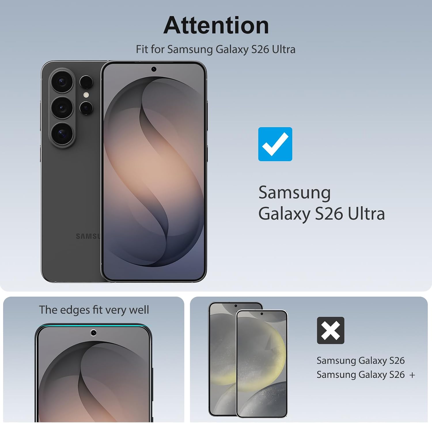 Thumbnail 1 de SPARIN Galaxy S26 Ultra Panzer Glas Set