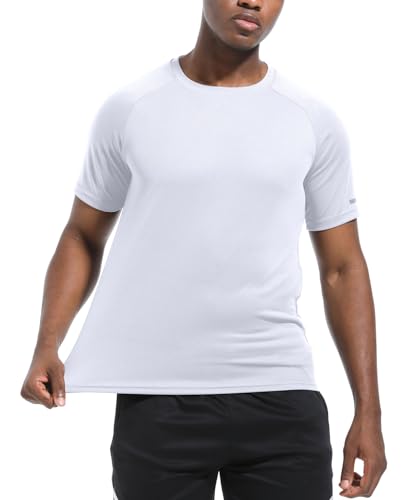 Thumbnail 3 de Boyzn Men's 3 Pack Dry Fit Moisture Wicking Workout T-Shirts – White, Short Sleeve