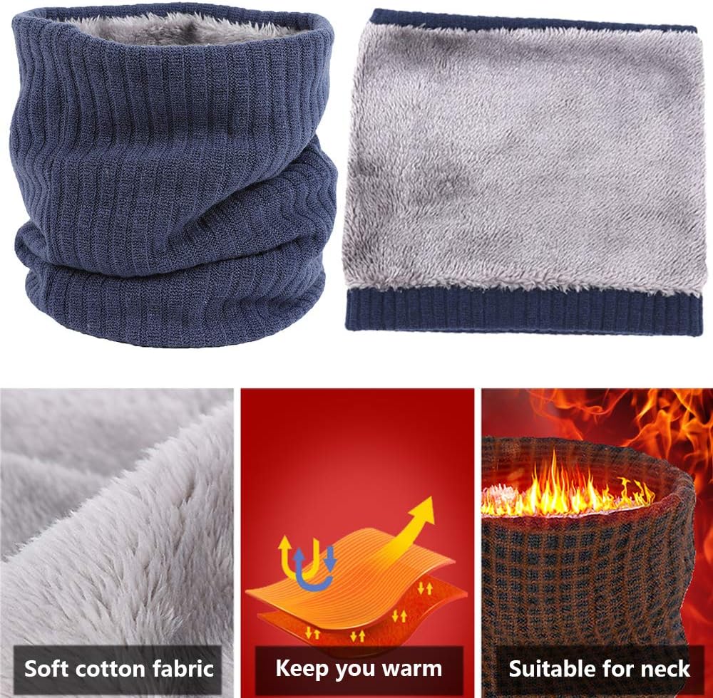 Detalle de ehsbuy Fleece Neck Warmer Snood