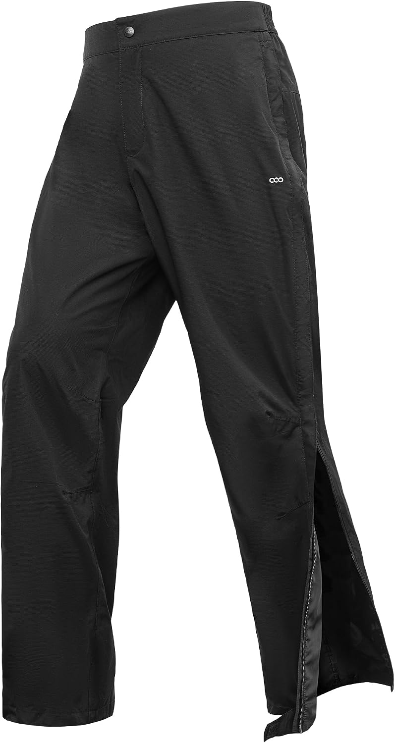 Detalle de 33,000ft Men's Full-Zip Waterproof Rain Pants with Reflective Strips