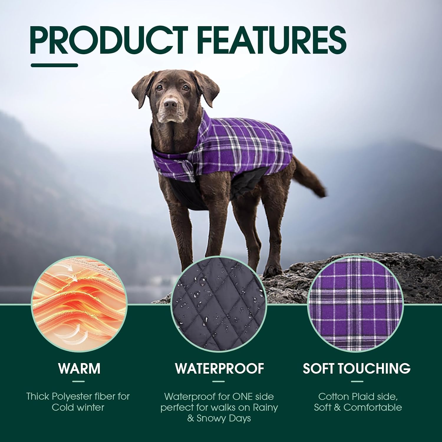 Detalle de Kuoser Dog Coat, 2XL