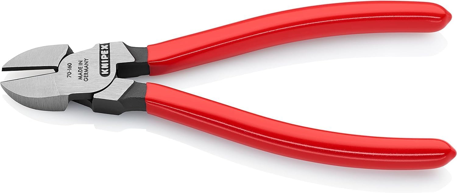 Detalle de KNIPEX 70 01 160 SB Diagonal Cutter, 160 mm, Narrow Head