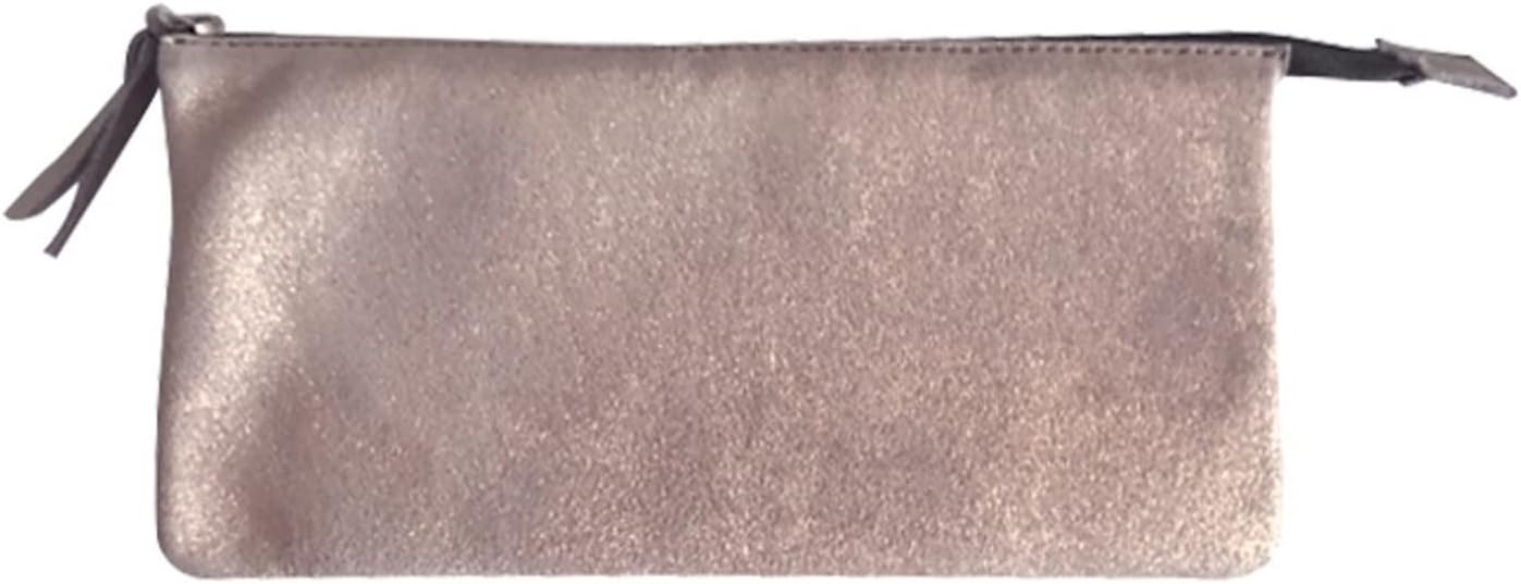 Thumbnail 6 de Clairefontaine 400021C Grande Trousse Scolaire 2 compartiments – Véritable Cuir d’Agneau, 22x11 cm
