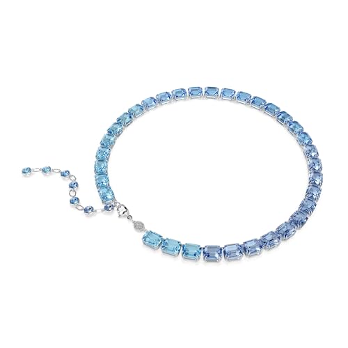 Thumbnail 3 de Swarovski Collar Tennis Millenia azul degradado, talla octogonal 💍