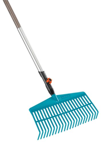 Detalle de Gardena combisystem-Rechenbesen 43 cm – Handlicher Zinkenbesen zum Zusammenfegen