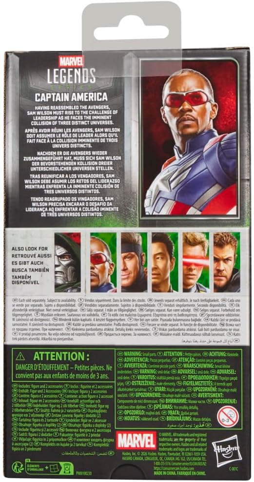 Thumbnail 3 de Marvel マーベルレジェンド・シリーズ G2377 キャプテン・アメリカ 15cm可動フィギュア