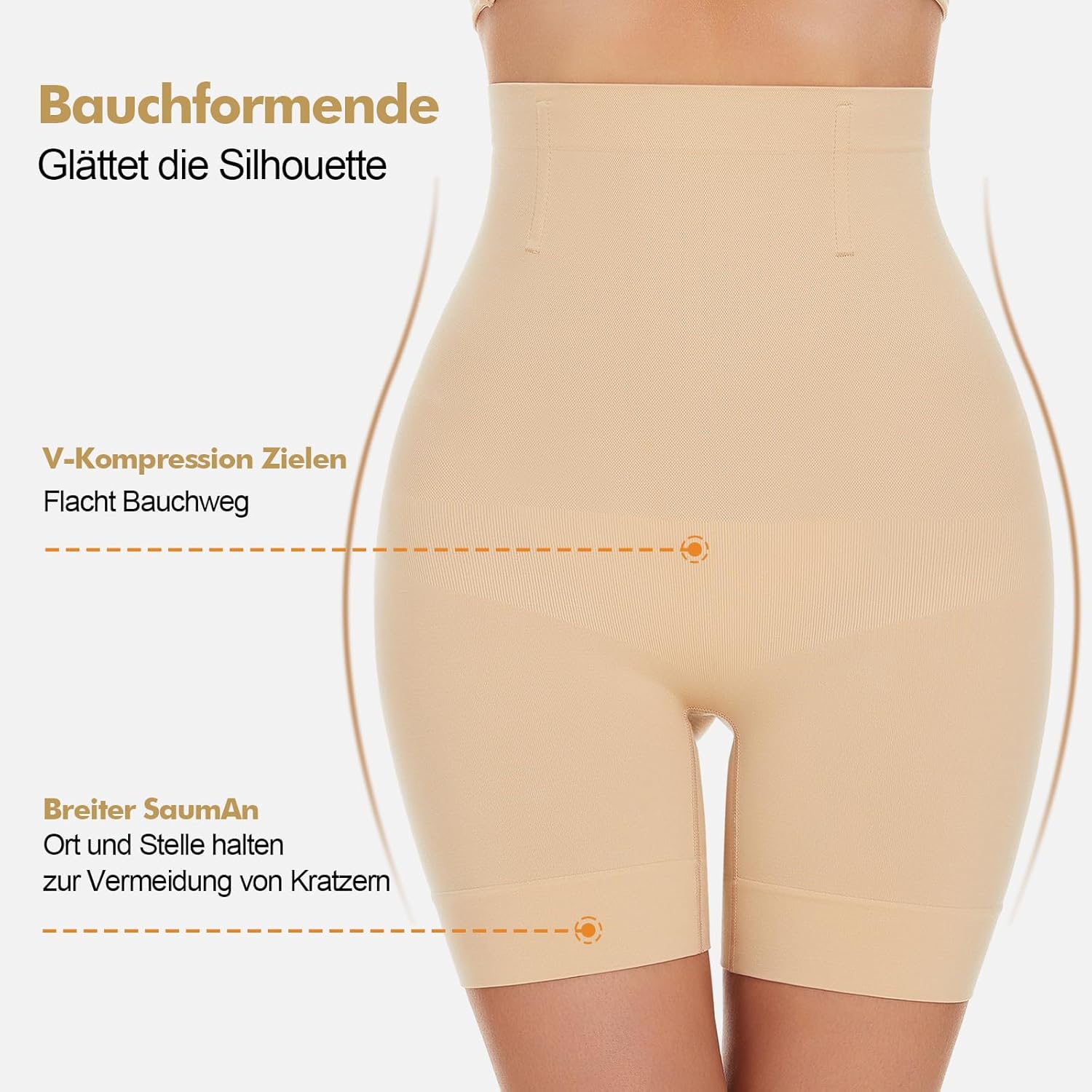 Thumbnail 1 de SIMIYA Bauchweg Unterhose Damen – Nahtlose High-Waist Shapewear mit Bauch- und Taillencontrol