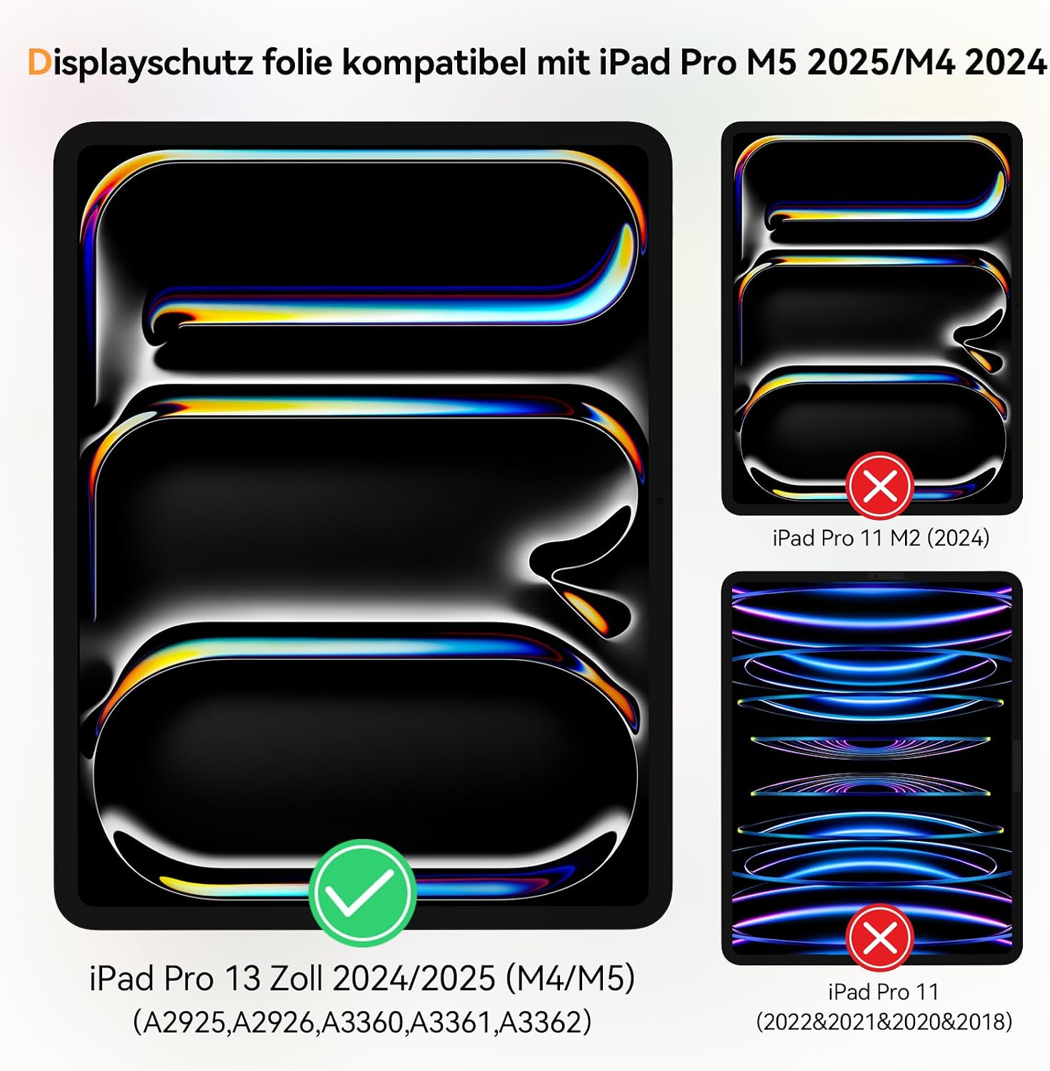 Detalle 2 de Mamol Papier Schutzfolie fürs iPad Pro 13