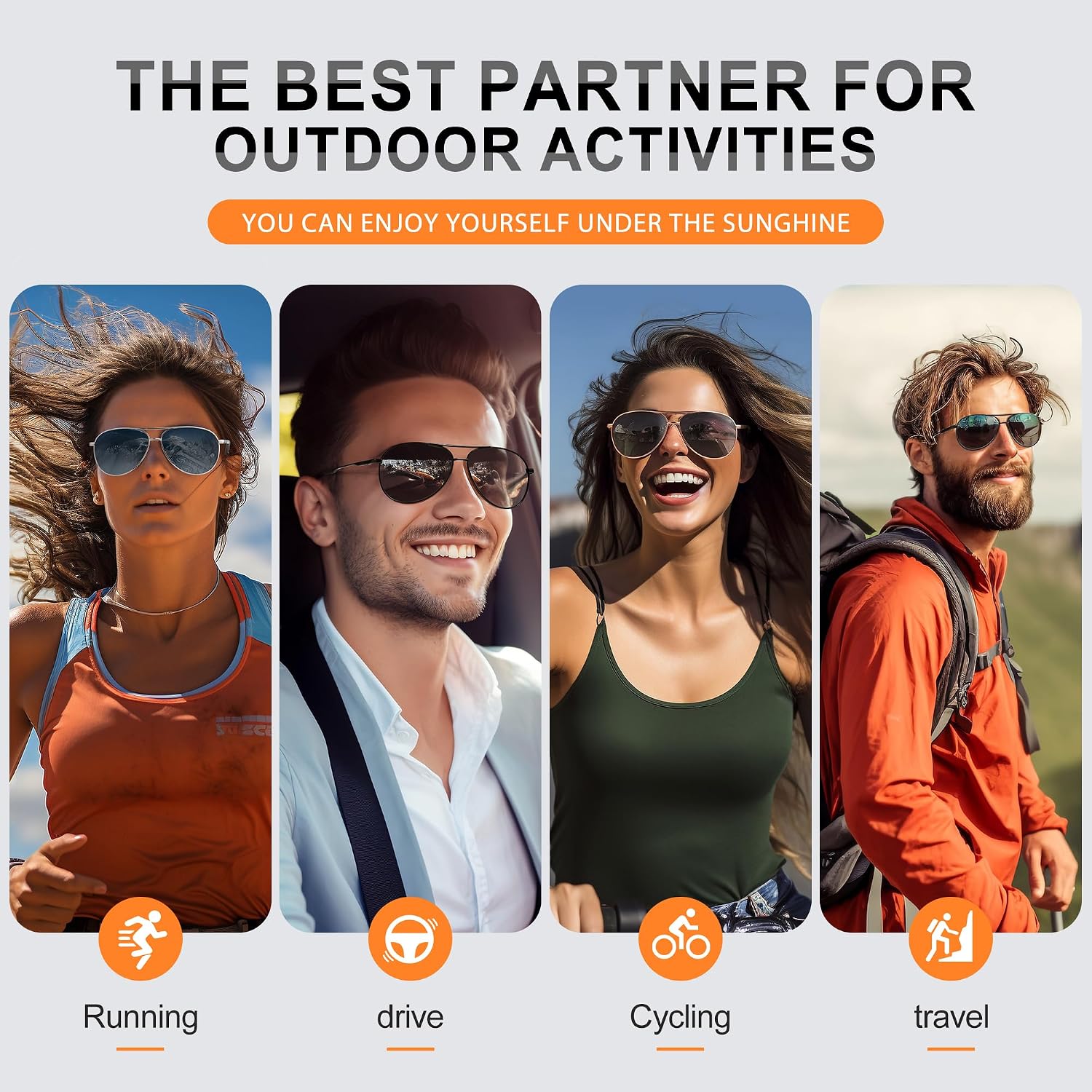 Detalle 2 de Pilot polarized sunglasses UV400 for driving