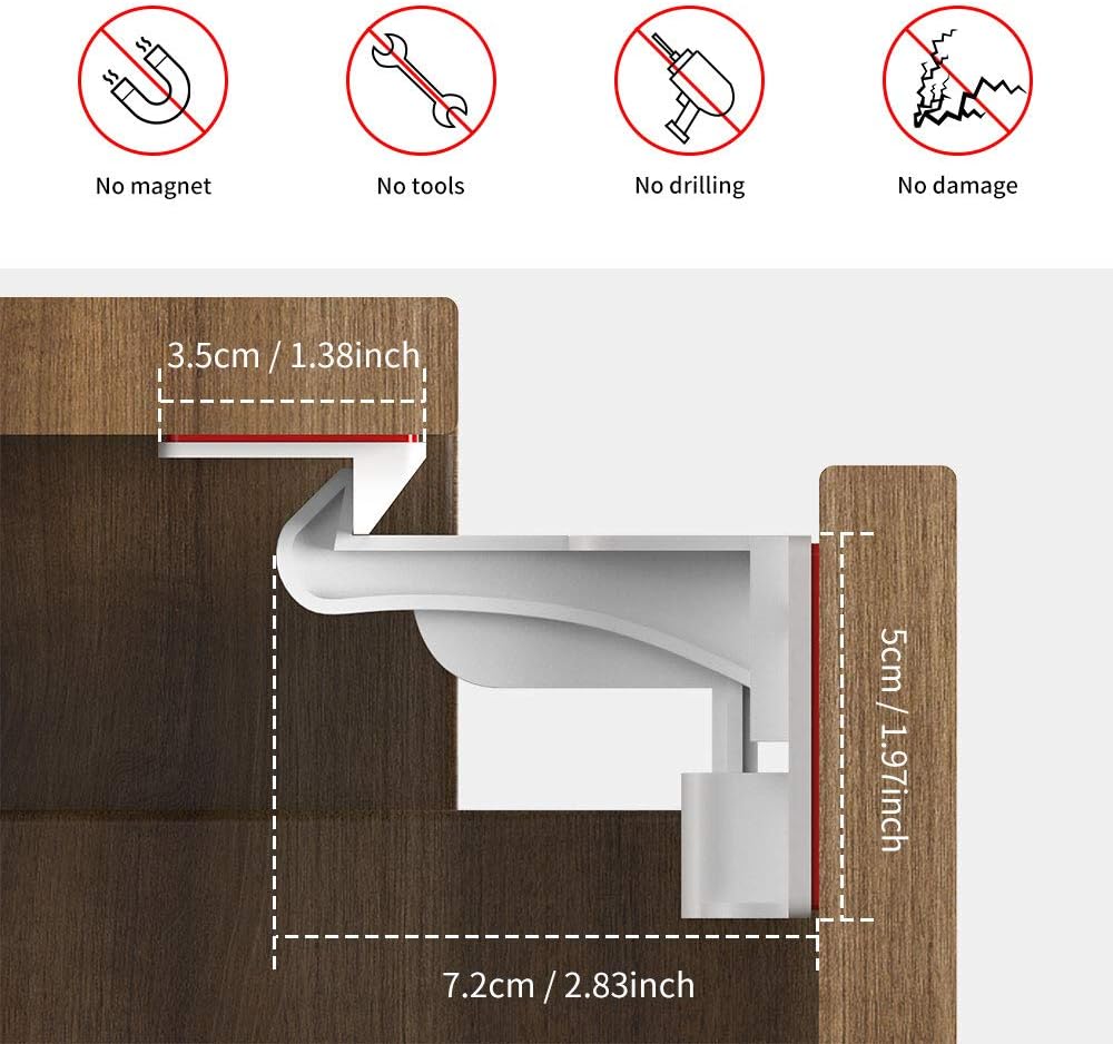 Thumbnail 4 de CalMyotis Child Safety Cupboard Locks