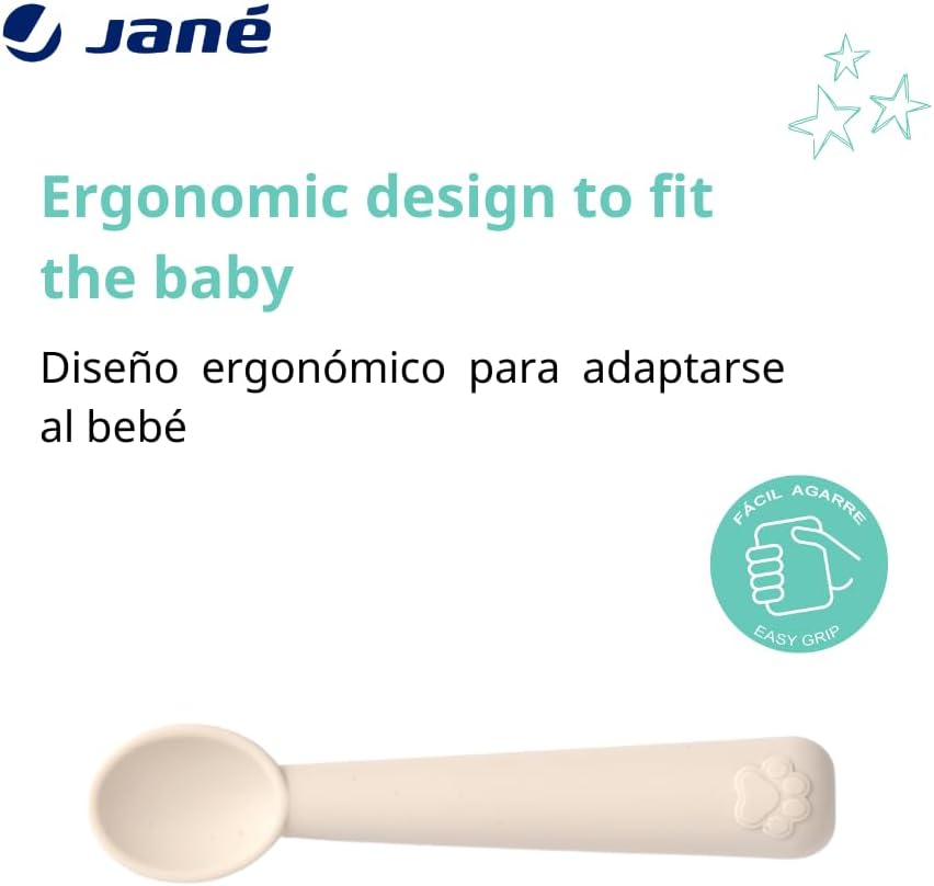 Thumbnail 3 de Jané Bol et Cuillère en Silicone avec Ventouse – Ensemble sans BPA, beige
