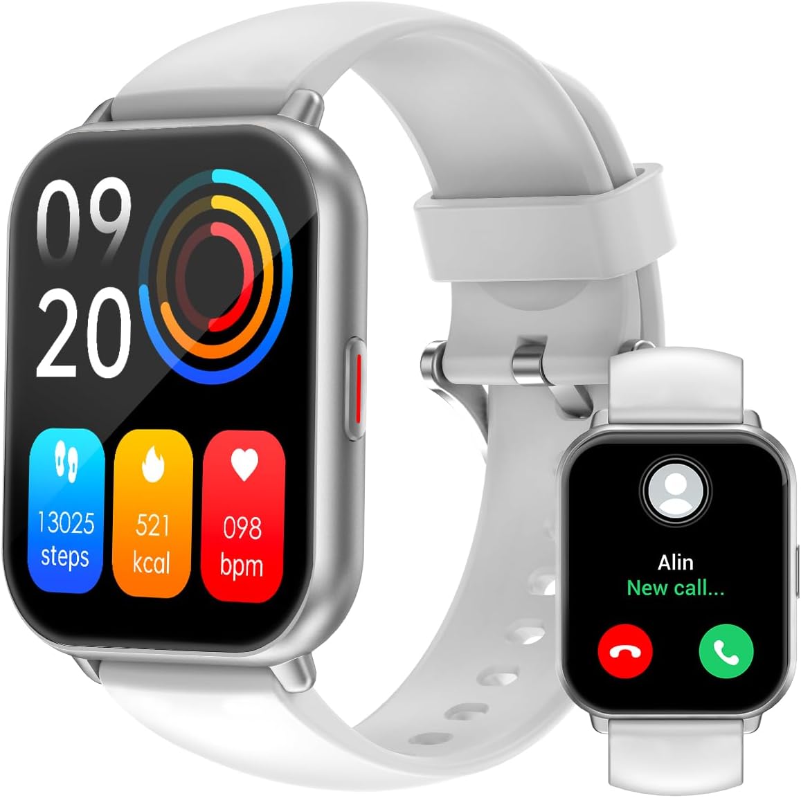 Detalle de RUIMEN Smart Watch with 1.85-Inch HD Screen and Bluetooth Calling