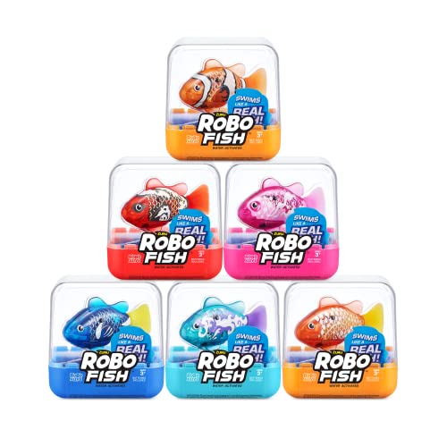 Thumbnail 6 de Pez Robótico Nadador Robo Fish Series 3 de ZURU (Naranja y Verde Azulado) — ROBO ALIVE