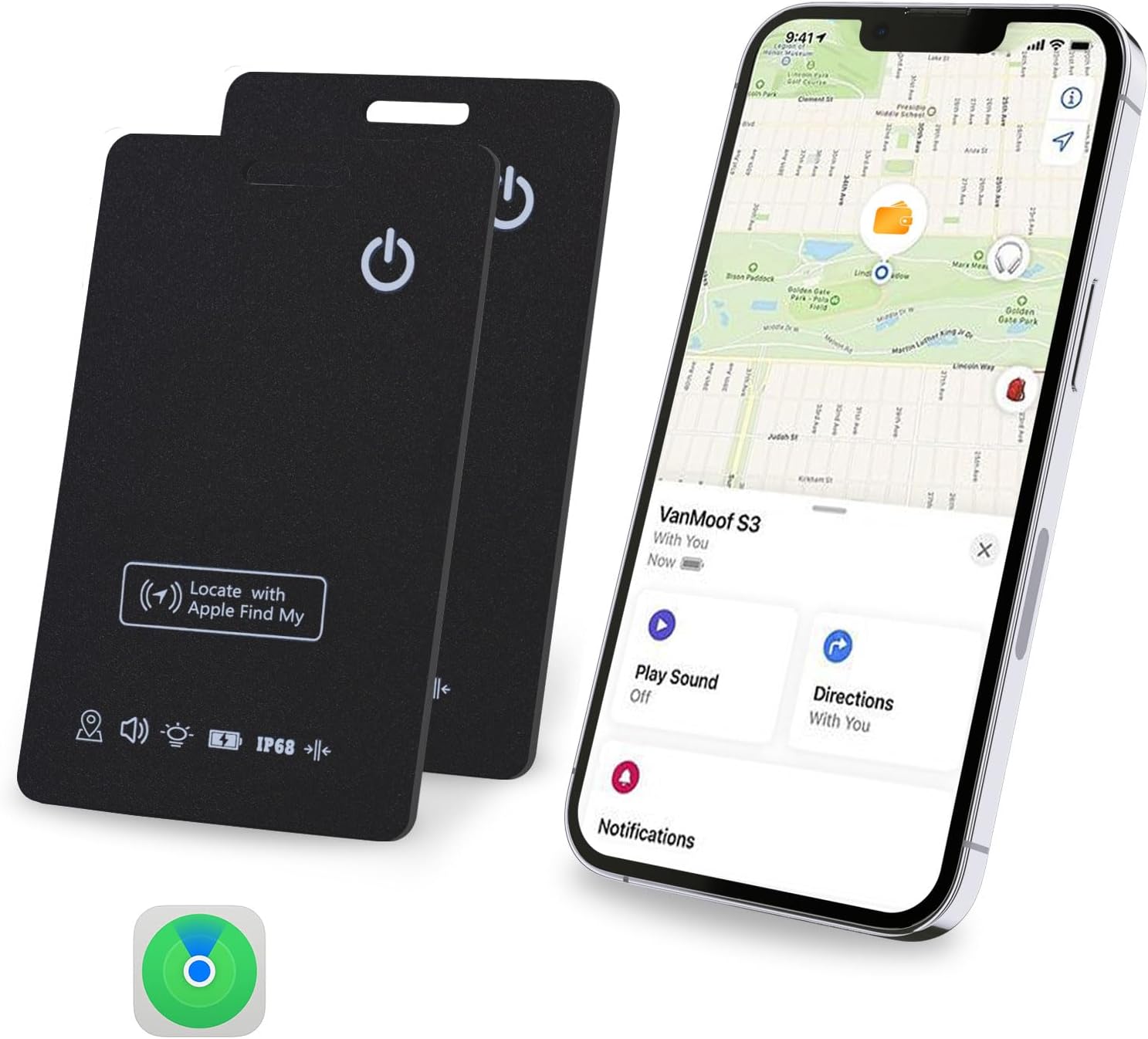 Detalle de LBPRT AirTag Card Wallet Tracker 1.6mm