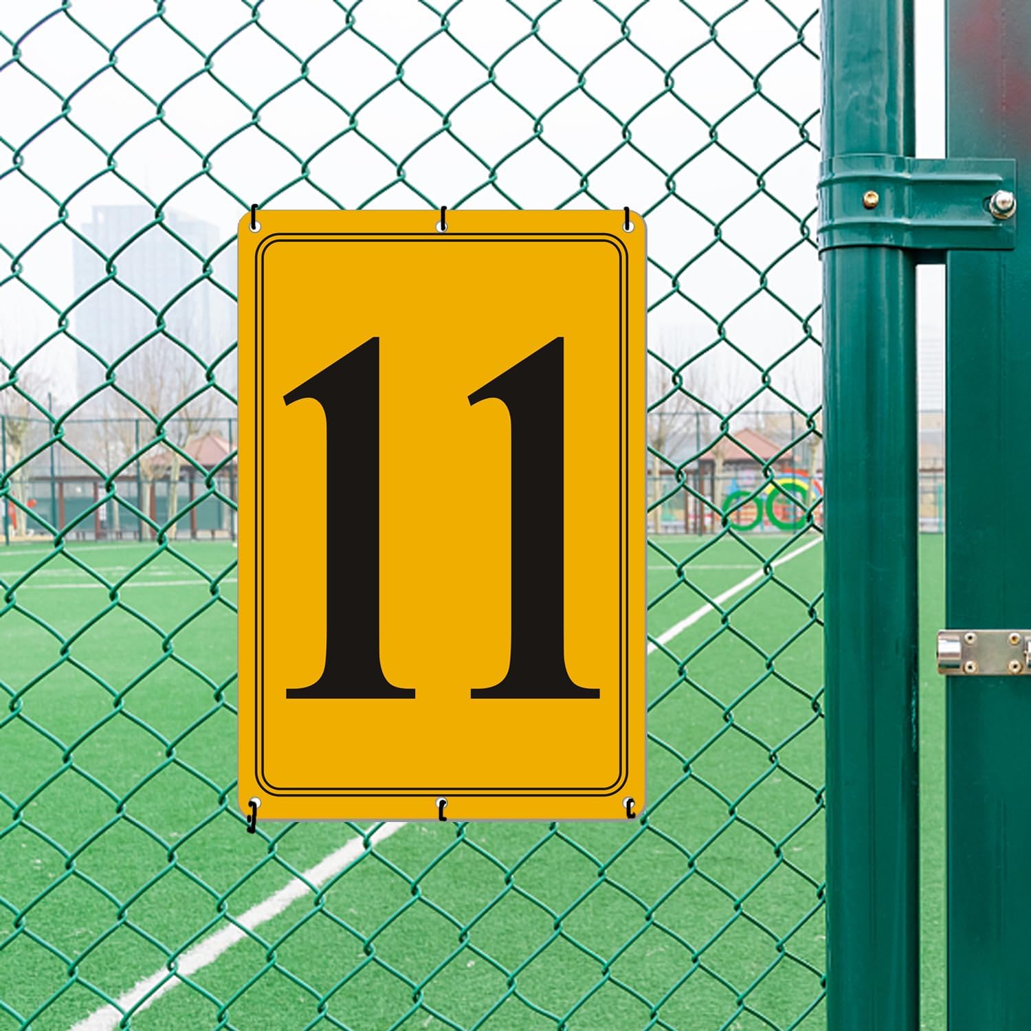 Detalle 2 de i-CowFun Aluminum Number Sign, 12" x 8