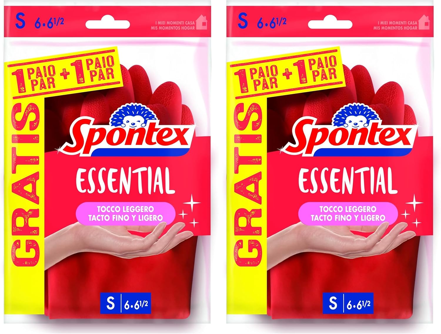 Thumbnail 6 de Spontex Guanti Essential Taglia L 4 unità 🧤