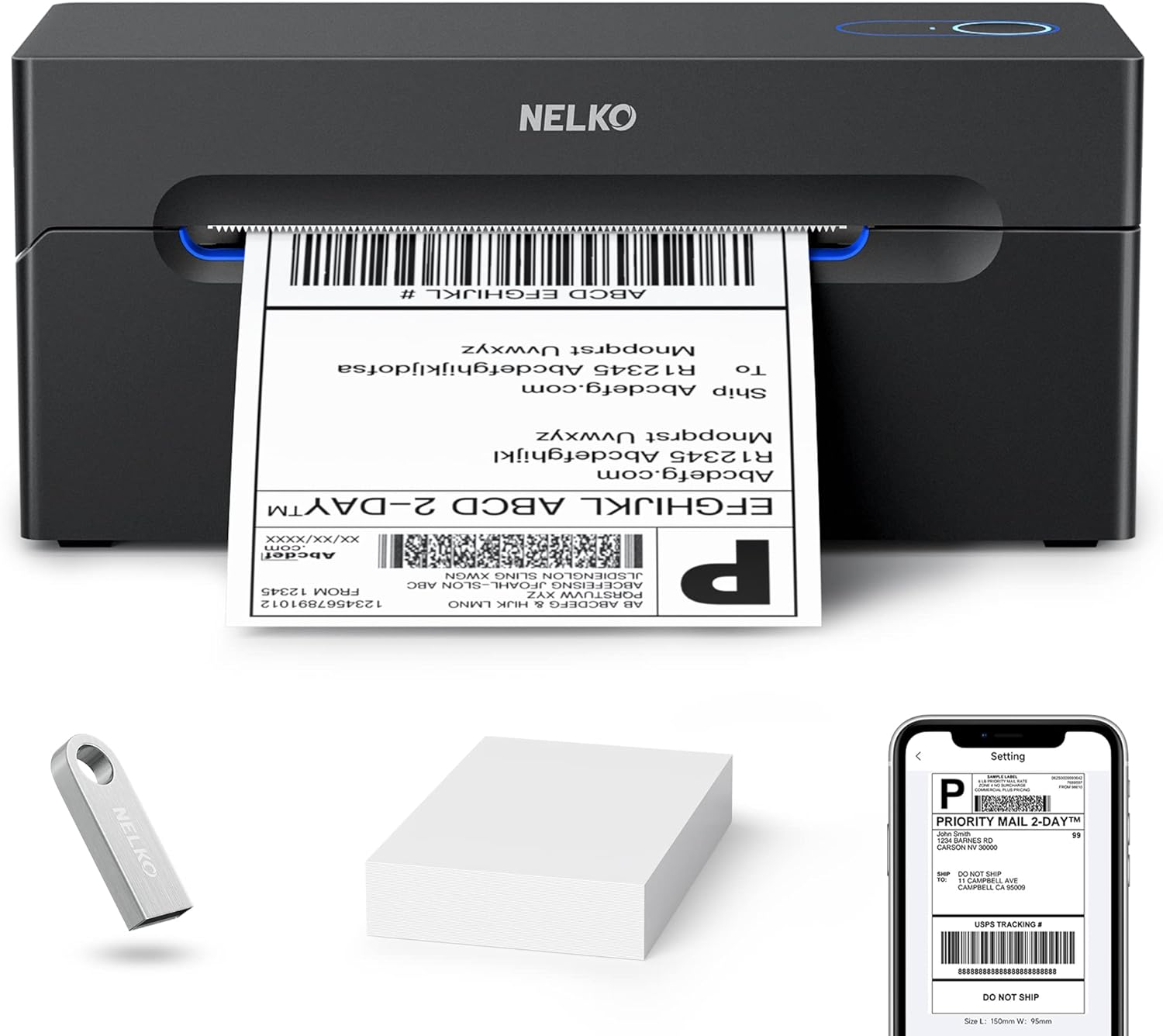 Nelko Bluetooth Thermal Label Printer 📨