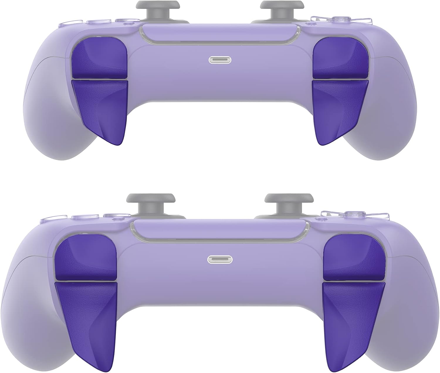 Detalle de playvital BLADE Shoulder Buttons Extension Triggers for PS5 (2 Pairs) – Galactic Purple