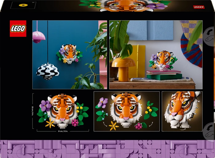Detalle 2 de Lego Art Fauna Collection - Tiger 31217
