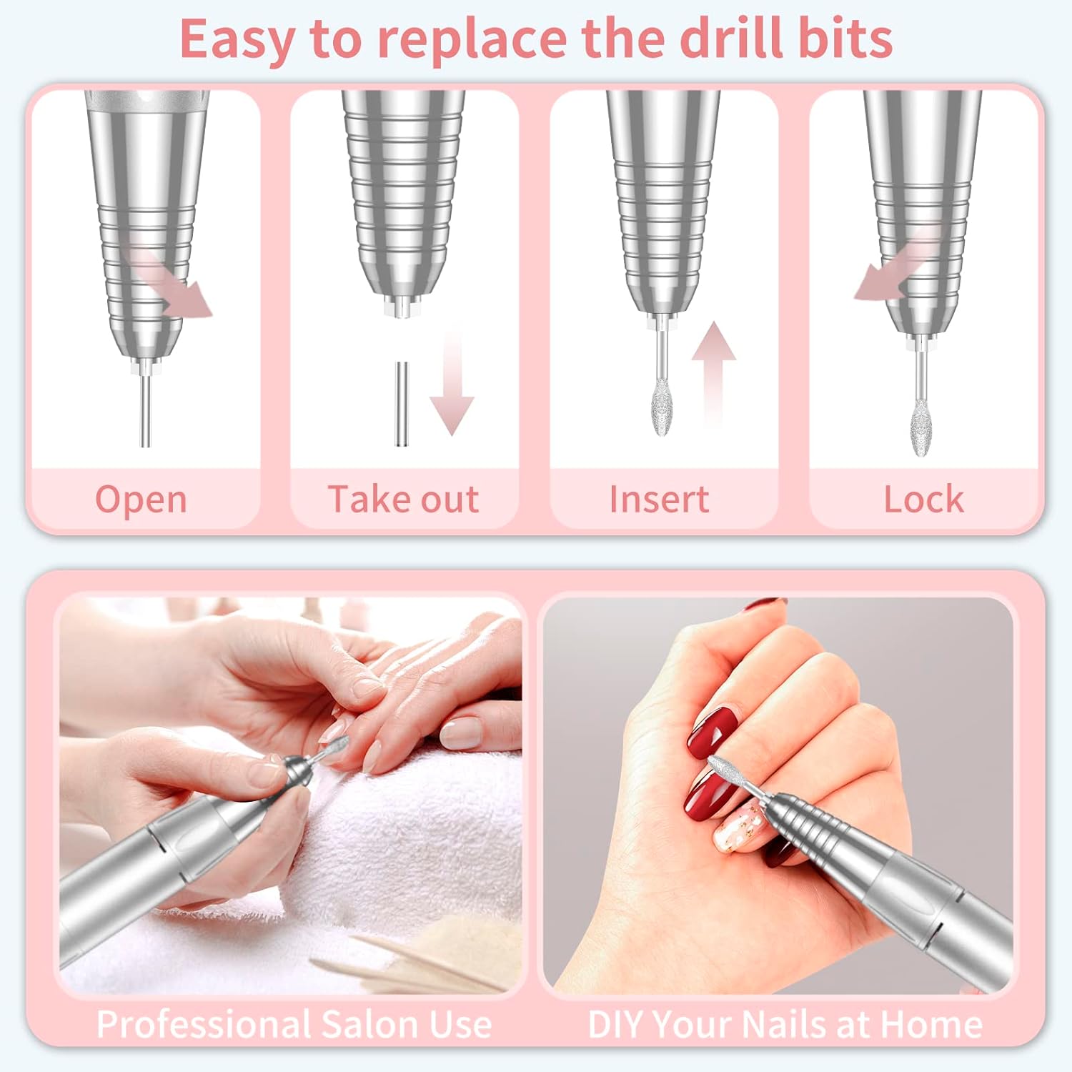 Thumbnail 5 de MOCOWIND Portable Nail Drill 35000 RPM ๐