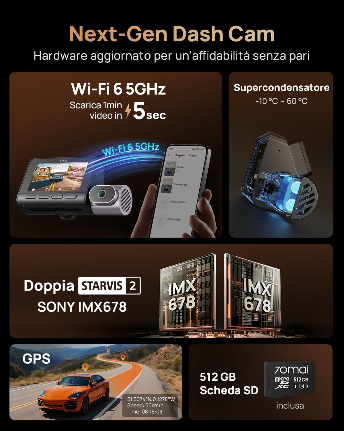 Thumbnail 5 de 70mai Dash Cam T800 4K