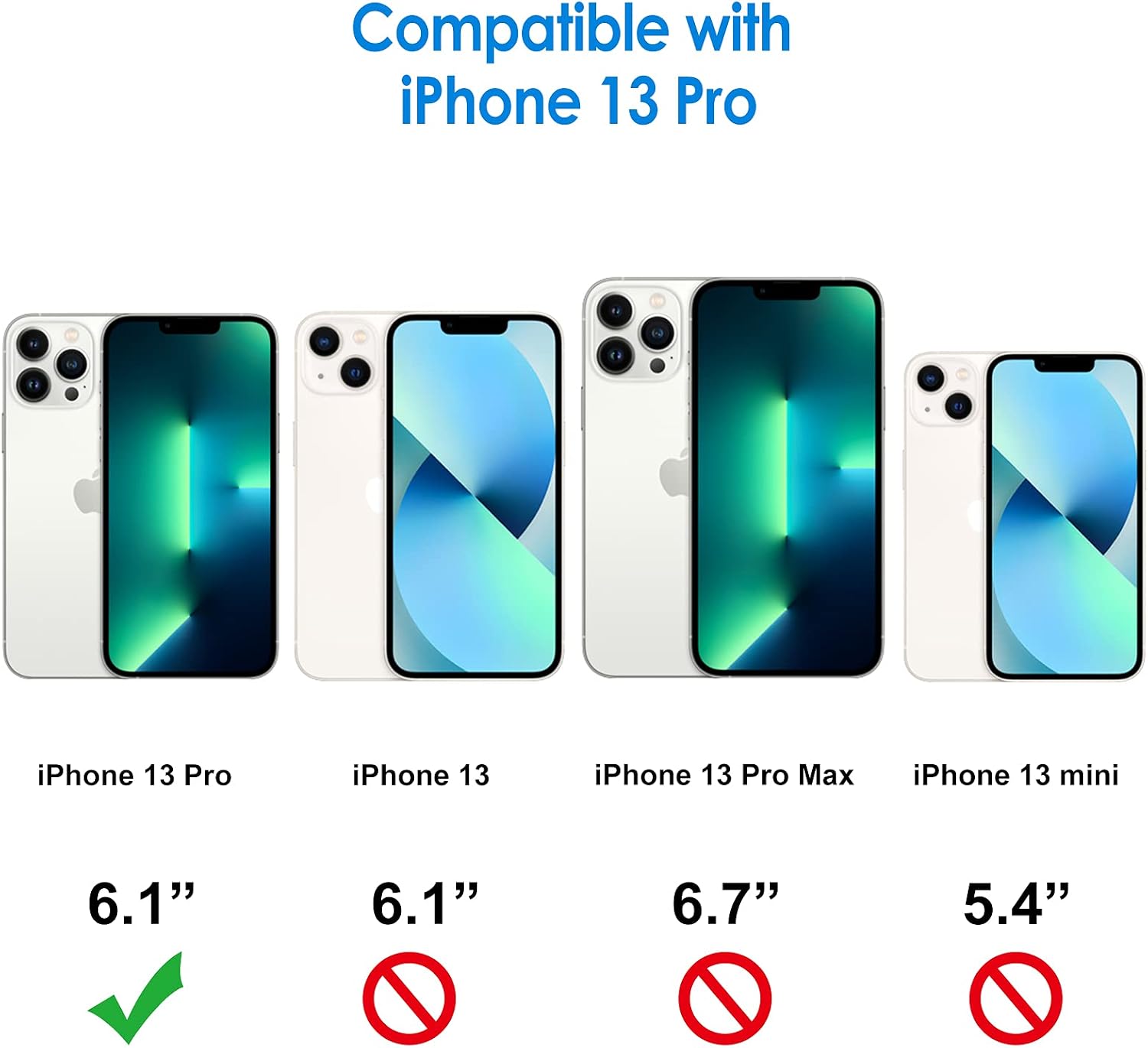 Thumbnail 1 de JETech Case for iPhone 13 Pro 6.1-Inch
