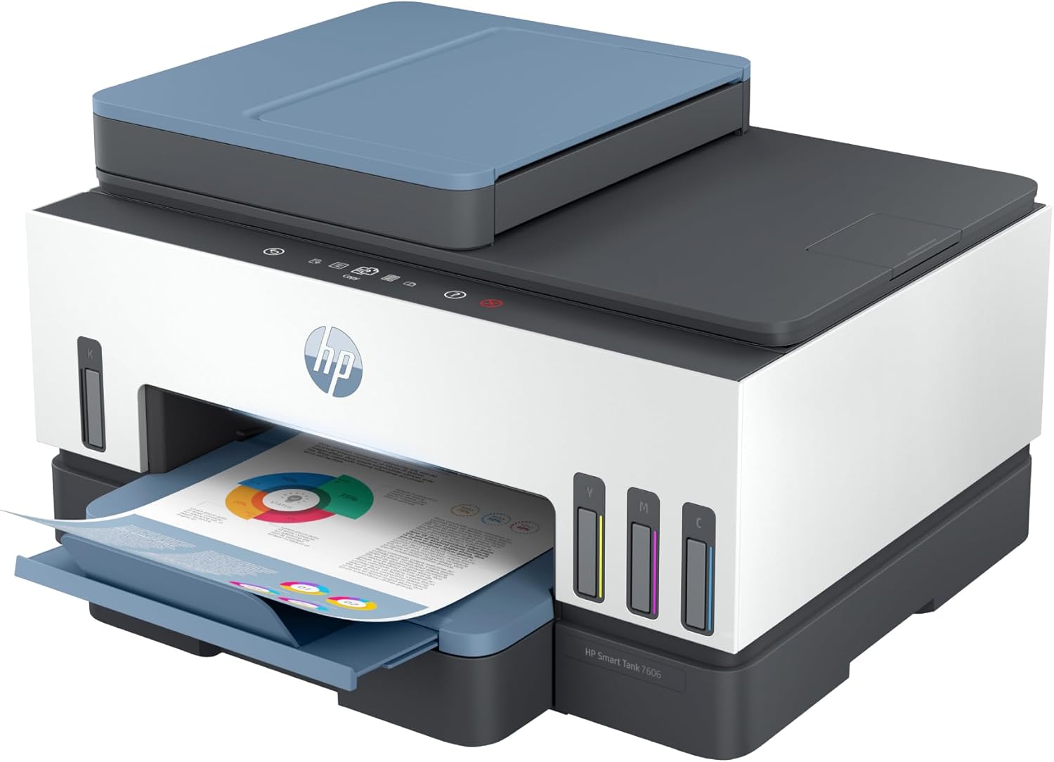 Detalle de HP Smart Tank 7606 🖨️ Impresora Multifunción A4 con Wi-Fi