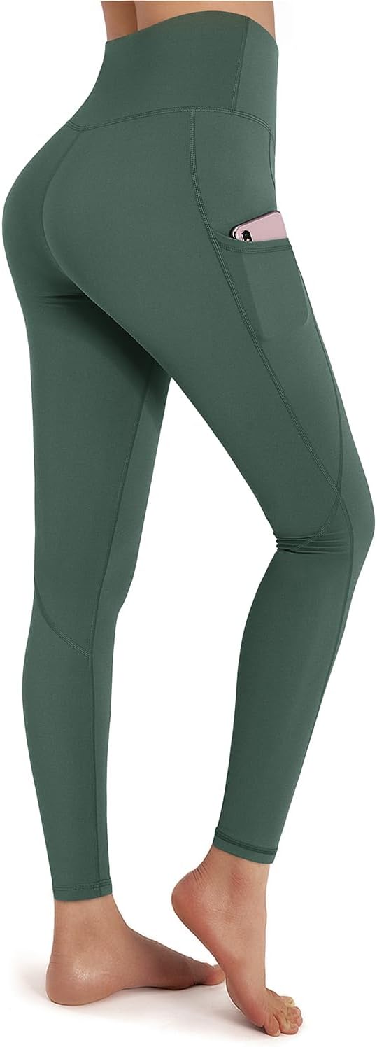 Detalle 2 de OUGES Damen Sport Leggings High Waist Yogahose đ§â