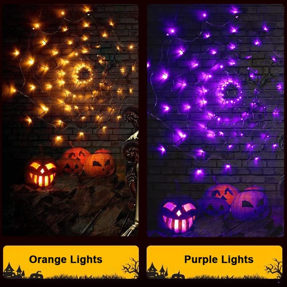 Thumbnail 4 de Spider Web Halloween Lights, 4-Foot Diameter