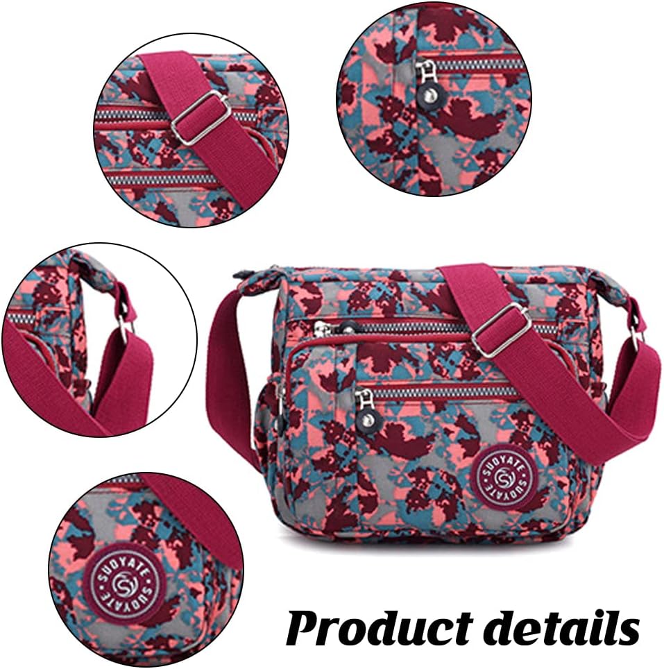 Detalle de Milky Way Nylon Crossbody Bag 9.8in